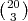 (20)
  3