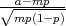 √-a-mp---
  mp(1-p)