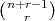 (     )
 n+rr-1